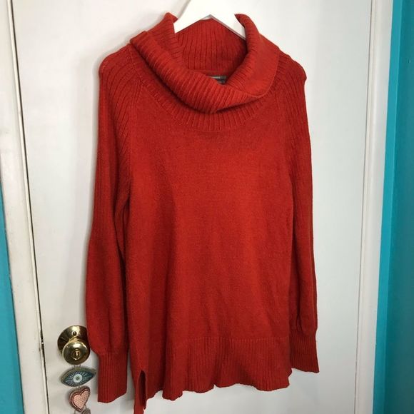 Antropologie oversized amazingly soft beautiful balloon sleeveless turtleneck - Picture 1 of 7